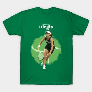 Martina Hingis cartoon T-Shirt